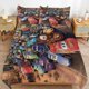 thumbnail image 4 of Cars Lightning McQueen Boys 3 Piece Bedding with 1 Flat Sheet And 2 Pillowcases Twin Bed Sheets, 4 of 5