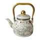 thumbnail image 2 of Tetera de esmalte con colador extraíble para infusión de té de hojas sueltas, tetera para café, leche, jarra de agua para acampar, adecuada para el ho pájaros, 2 of 5