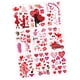 thumbnail image 3 of 9 Uds pegatinas del Día de San Valentín pegatinas de pared corazón romántico suministros de fiesta pegatinas de ventana del Día de San Valentín para l, 3 of 5