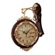 thumbnail image 1 of Reloj De Pared De Doble Cara, Silencioso, Estilo Rústico, Decorativo, Para Villa, Porche, Bar, Color Marrón., 1 of 3