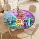 thumbnail image 4 of Battle Kitty theme Fitted Round Tablecloths Elastic Edged Table Covers Waterproof Table Cloth For Kitchen Holiday Party Tables Decor 150cm, 4 of 6