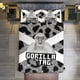 thumbnail image 2 of Black Sliver Leopard Gorilla Tag Comforter Set Soft 3 Pcs Twin Bedding Sets Thicken for All Season, 2 of 5