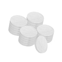 Ioensy - 20 Mechas De Lana De Cerámica Redondas Para Chimeneas De Alcohol De Mesa De Interior Y Exterior