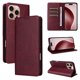 thumbnail image 5 of Funda Cartera para iPhone 16 Pro con Ranuras Tarjetas y Soporte - Protección Completa Rojo, 5 of 5