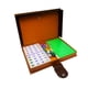 thumbnail image 5 of Juego De Viaje Mahjong Con Caja De Transporte Acrílico Para Noches De Juego Diversión En Casa Verde, 5 of 5
