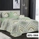 thumbnail image 1 of Cubrecama Quilt Verano 2 Plazas - Verde Pistacho Rombos Kfl588, 1 of 1
