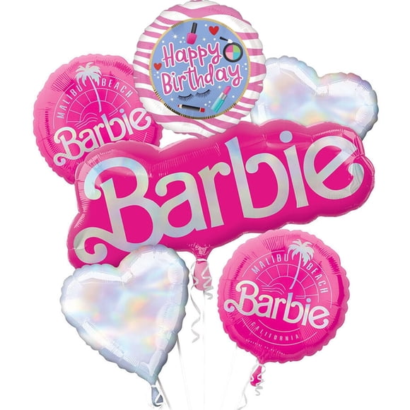 Fiesta de cumpleaños de Anagram California Dreaming con ramo de globos