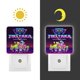 thumbnail image 3 of Pororo, el Pequeño Pingüino Luz nocturna LED con sensor de anochecer a amanecer para dormitorio, baño, pasillo, escaleras - Lámpara LED nocturna de enchufe, 0.5W - 1 pieza, 3 of 6