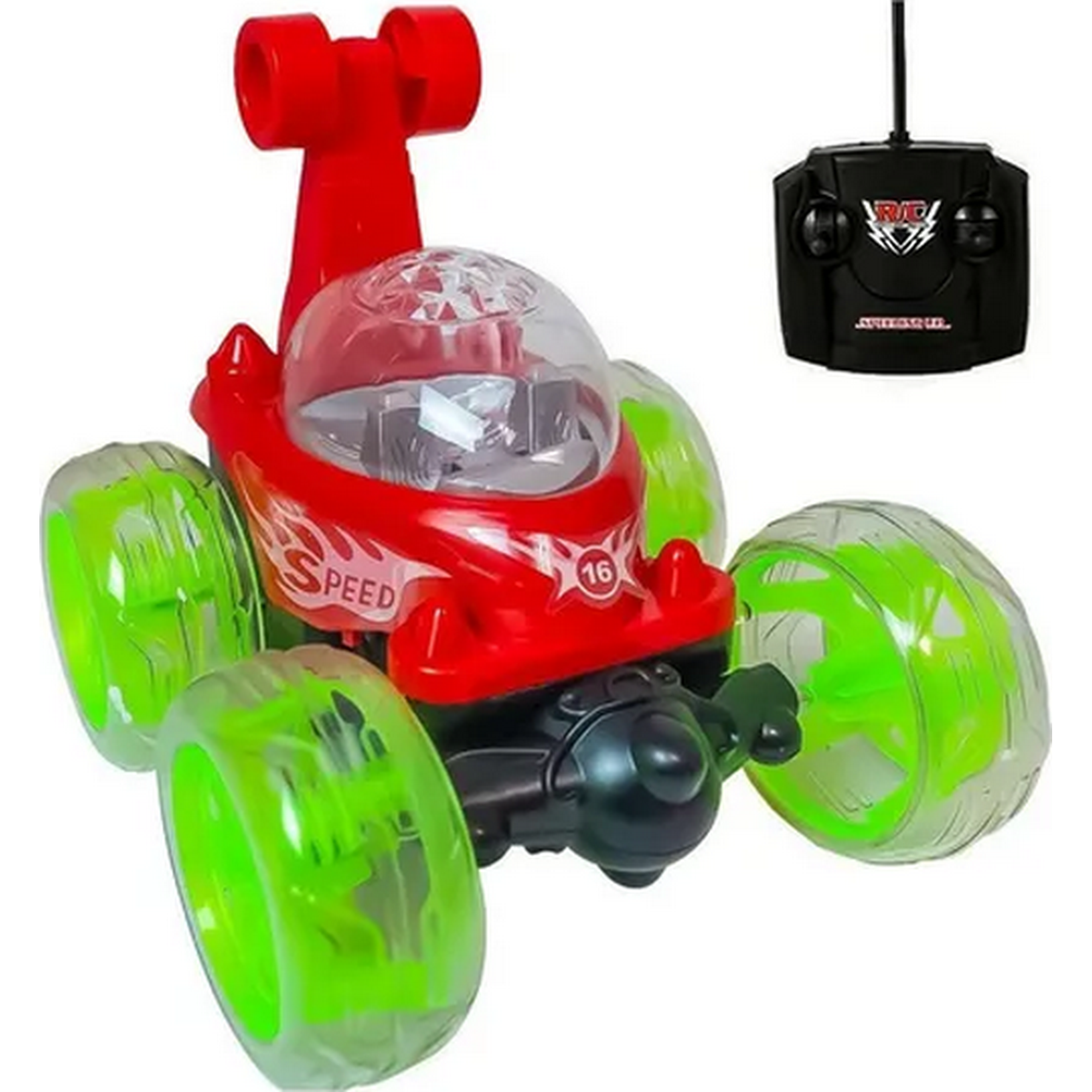 Genérico - Auto Rc Crazy Car Luces Sonido Rgb