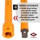 thumbnail image 2 of Extensión limitadora de torque AFF 1/2 Drive 160 ft/lbs naranja, 2 of 9