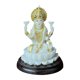 thumbnail image 2 of India Diosa Hindú En Estatua De Loto Escultura Hecha A Mano Artesanía Para Sala De Estar Blanco, 2 of 3