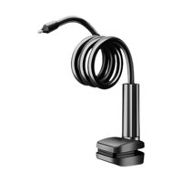 Bothyi - Soporte Flexible Con Clip Para Cámara, Brazo Largo, Para Estante, Interior Y Sala De Estar, 1,1 M, Color Negro