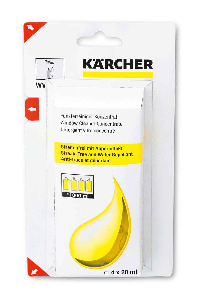 Kärcher - Detergente Para Limpiador De Vidrios Rm 503, 20 Ml