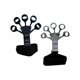 thumbnail image 4 of Fortalecedor De Agarre De Mano Ejercicio De Dedo De Silicona Para Deportes Musculares De Antebrazo Negro Y Gris, 4 of 5