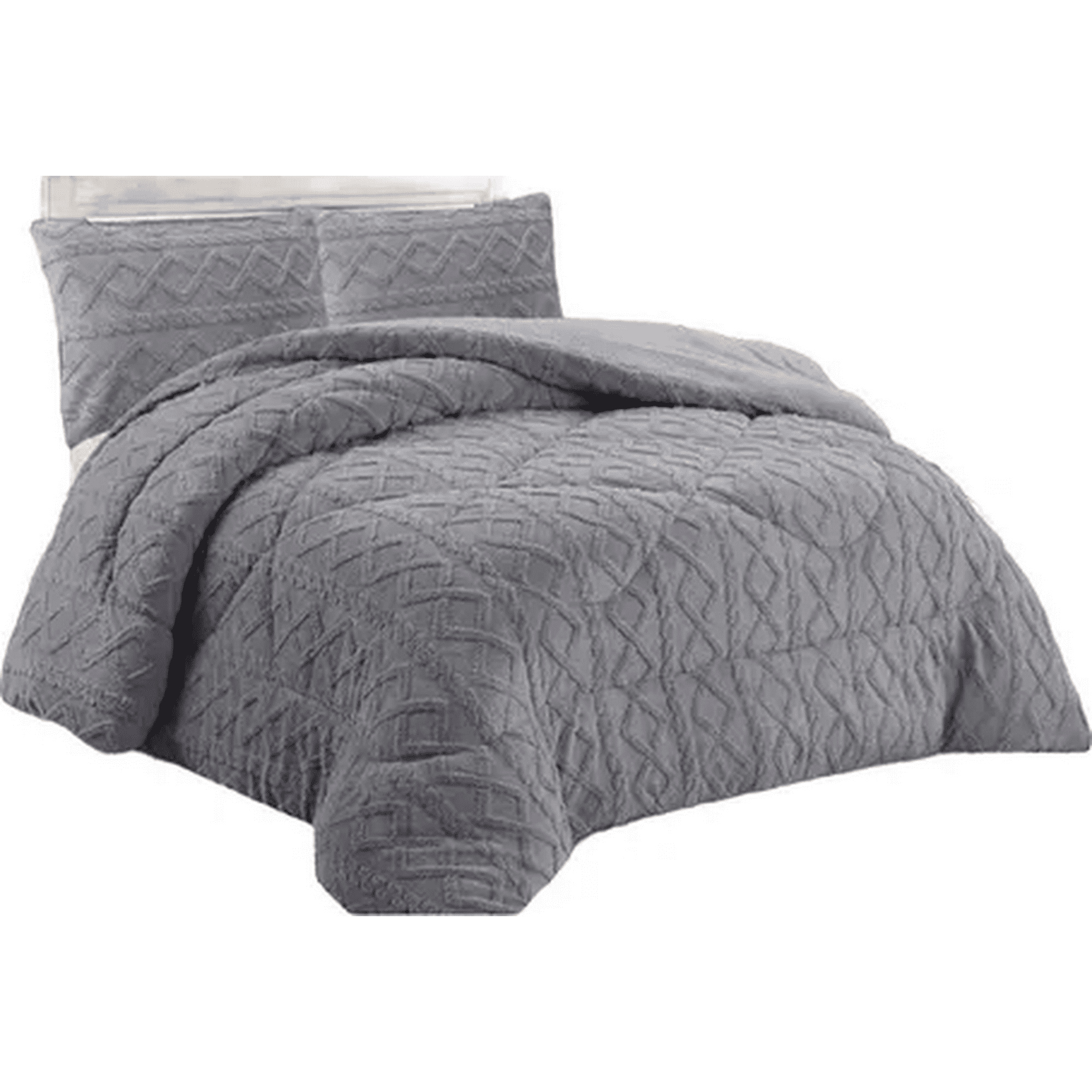 Genérico - Cubrecama Chiporro Trenzado 2 Plazas Invierno