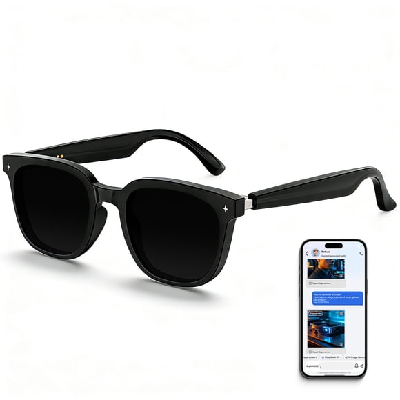 Gafas inteligentes Warchody 2026 con Bluetooth y control táctil, 35 g
