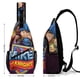 thumbnail image 2 of Mike, el Caballero Riñonera Bandolera con Estampado Integral para Hombres y Mujeres, Bolso Cruzado Gráfico de Tendencia, Mochila de Hombro Streetwear para Ciclismo y Deportes, Riñonera Versátil Casual, 2 of 6