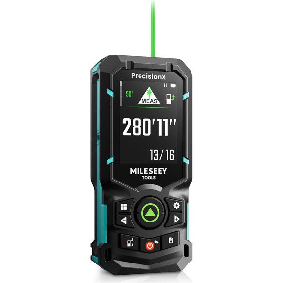 MILESEEY S50 Green Laser Distance Meter, 400 ft Laser Measure