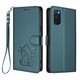 thumbnail image 1 of Funda de Gato tipo Libro para Samsung Galaxy S20 FE, Verde Oscuro, 1 of 6