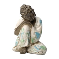 Ioensy - Estatua De Buda, Decoración Feng Shui, Adorno De Escritorio Para Balcón, Sala De Estar, Patio, Buda Durmiente