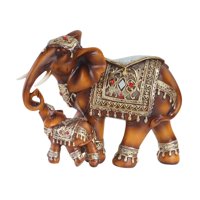 Magideal - Estatua De Elefantes Para Mamá Y Niño, Escultura De Resina, Decoración De Mesa, Figura Decorativa, Adorno Para Fiesta, Restaurante, Festivales, Granja