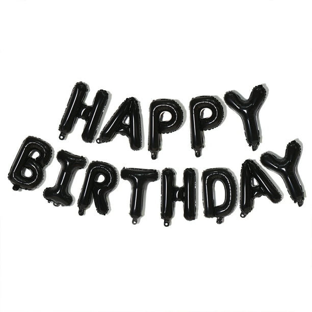 Kit de globos de aluminio 3D de 16 pulgadas para decoración de fiestas de cumpleaños.