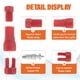 thumbnail image 3 of Conector de cables JAMHER, paquete de 20, impermeable, calibre 12-20, 3 of 7