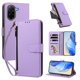 thumbnail image 2 of Funda con Billetera para [Xiaomi Redmi A5 4G] con Bolsillo Zipper y Tarjetero Morado claro, 2 of 6