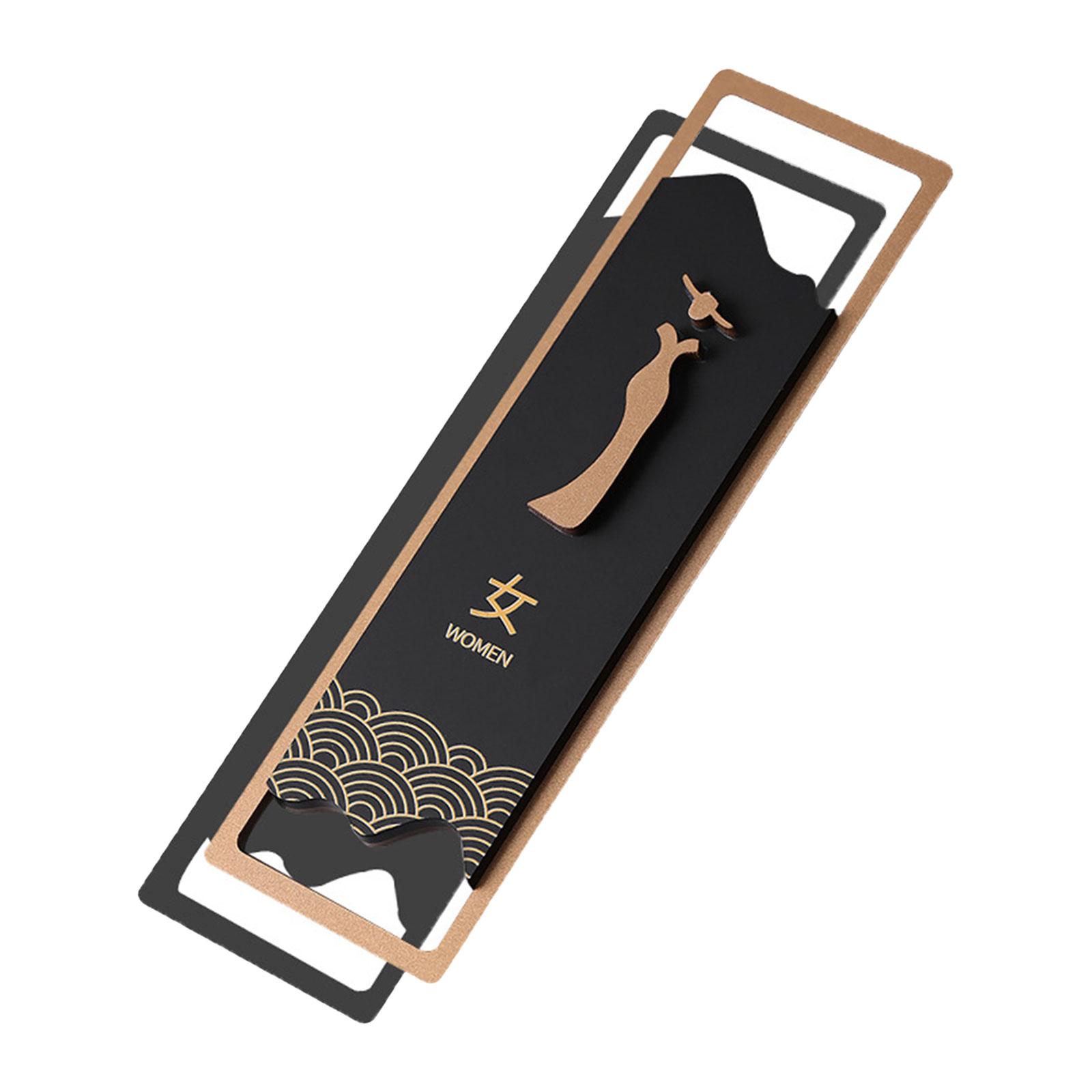 Bothyi - Letrero De Baño Con Símbolos Gráficos, Decoración Para Colgar En La Pared, Para El Hogar, Parques Comerciales, S, Mujeres