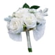 thumbnail image 1 of Ramo De Flores Artificiales Para Novia, Media Bola Rústica, Color Blanco, 1 of 5