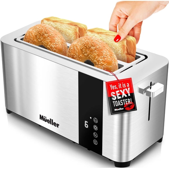 Tostadora Mueller UltraToast, completamente de acero inoxidable, 4 rebanadas