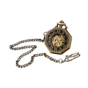 Ioensy - Reloj De Bolsillo Vintage Con Escalas De Números Romanos, Regalo Para El Día Del Padre, Día De Los Niños, Marrón