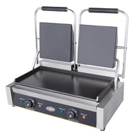 Prochef - Plancha Sandwichera Doble Panini Grill Acero Inox.