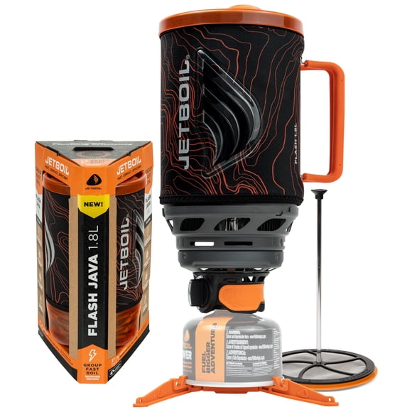 Estufa de Camping Jetboil Flash Java 1.8L Hervidor Rápido Naranja