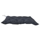 thumbnail image 5 of Cojín Impermeable Para Sillón Columpio Asiento Exterior Negro 120x50x10cm, 5 of 5