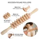 thumbnail image 3 of Wood Massage Tools Therapy Roller Maderoterapia Nine Wheel Cellulite Gua Sha Leg Massager For Body Backpain Relief Beauty Health, 3 of 3