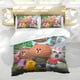 thumbnail image 5 of Brown y Amigos Conjunto de sábanas temático, trío de piezas, cómodo y amigable con la piel, diseño único, regalo de decoración para el hogar para familiares, amigos y fans,173cm *218cm, 5 of 6
