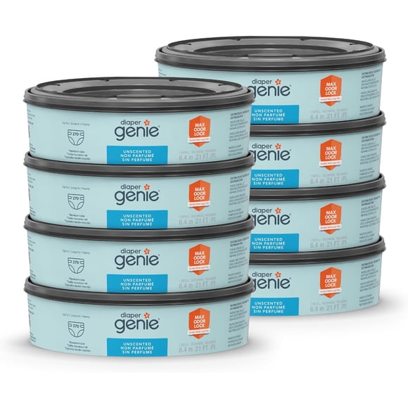 Bolsas Diaper Genie para 270 pañales x 8, Complete Expressions