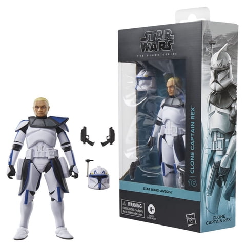 Figura De Acción Hasbro Star Wars The Black Series Capitán Rex Fase 1 La Guerra De Los Clones