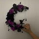 thumbnail image 1 of 1pc, Black Moon Wreath - Fake Rose Halloween Cat Wreath for Front Door, Window, Wall, Home, Wedding, Valentine's Day, Summer Decor, 1 of 4