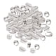thumbnail image 5 of Clips de Colgante de fianza, cierres Colgantes de semillas de Conectores de cadena Hebilla de para accesorios de fabricación de , Plata, 5 of 5