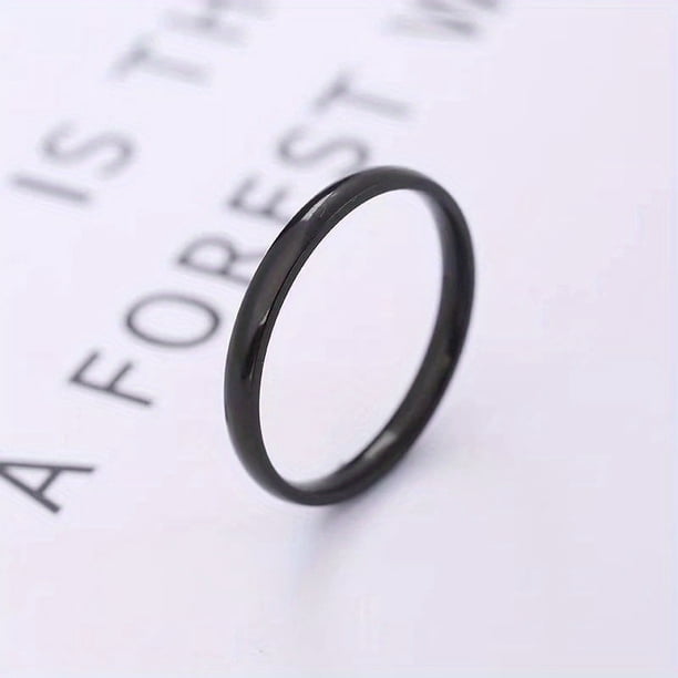 Luxurious Titanium Steel Ring - Anti-Tarnish, Lightweight, and Perfect for Daily Wear and Casual Dates