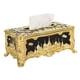 thumbnail image 4 of Magnífico Dispensador De Caja De Almacenamiento Con Soporte Para Cajas De Pa?uelos Para La Decoración De La Habitación Del Automóvil, Oro Negro, 4 of 5