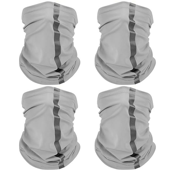 Bufanda reflectante SATINIOR para el cuello, máscara facial, 4 unidades