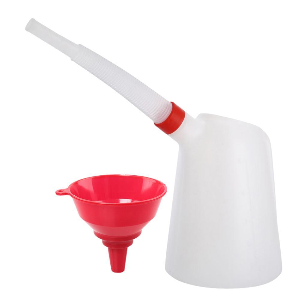 Magideal - Dispensador De Aceite Automotriz, Contenedor Para Motor De Automóvil, Jarra Dispensadora De Aceite Portátil Para Lubricación De Automóviles, Camiones, 3 Litros