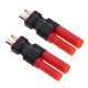 thumbnail image 4 of 2 Conectores En T A Conector Tipo Banana De 4,0 Mm Para Conector HXT T Macho A Conector Tipo Banana, 4 of 6