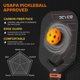 thumbnail image 4 of Pala de Pickleball DGYGQ de Fibra de Carbono con Núcleo de Panal de 13 mm, 4 of 9