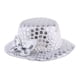 thumbnail image 4 of Adorable Sombrero De Lentejuelas Redondas De Mu?eca Hecha A Mano Para 1/3 BJD Doll Accesorio Plata, 4 of 5