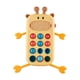 thumbnail image 2 of Juguete Interactivo Con Cuerda Para Tirar, Juguete De Prensa Para Teléfono Para Bebés De 3 A 6 Meses, Juguete De Viaje, Jirafa, 2 of 5