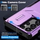 thumbnail image 2 of Funda Resistente para Samsung Galaxy S24 Ultra con Tapa Deslizante y Protección Militar Morado, 2 of 6